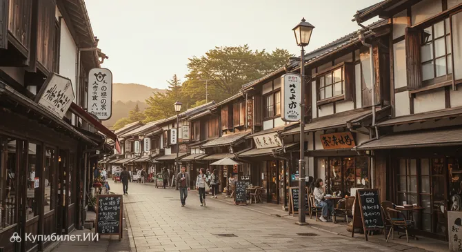 Старая улица Гиндза в Каруидзаве