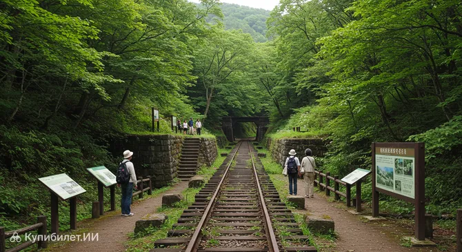 Железнодорожный музей на перевале Усуй