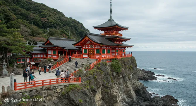 Храм Дайфуку-дзи (Гакэ Каннон)