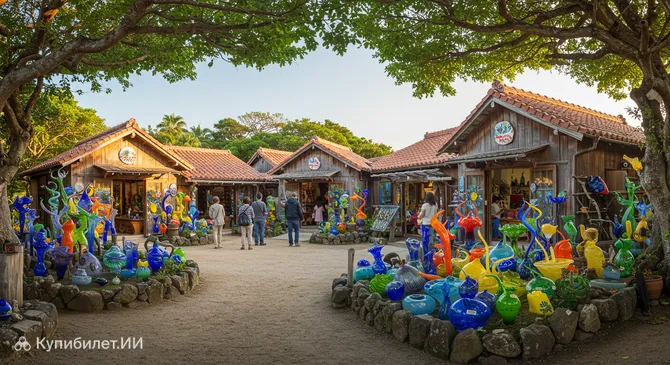 Деревня рюкюского стекла