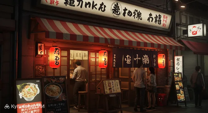 Главный ресторан Mouko Tanmen Nakamoto в Итабаси