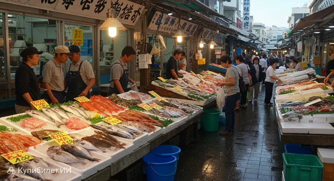 Рыбный рынок Накаминато