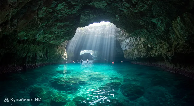 Голубая пещера