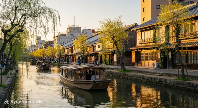 Прогулка на лодке по каналу Хатиманбори