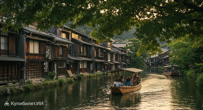 Экскурсия на лодках по водным каналам Омихатимана