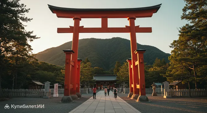 Большие тории святилища Омива