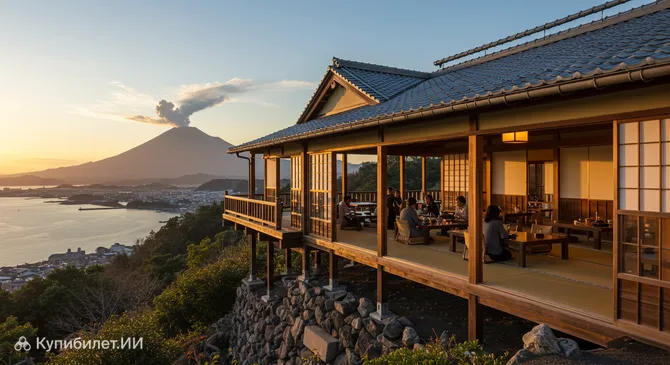 Чайный домик на перевале Сэнган