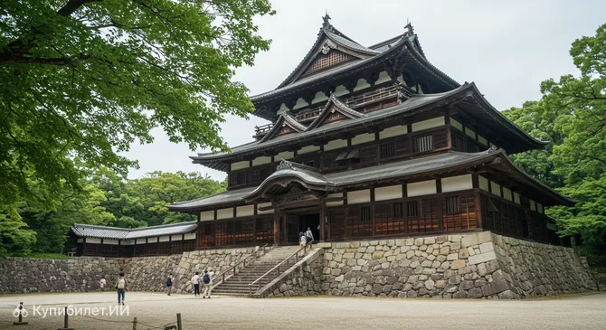 Зал Хонмару замка Аоба