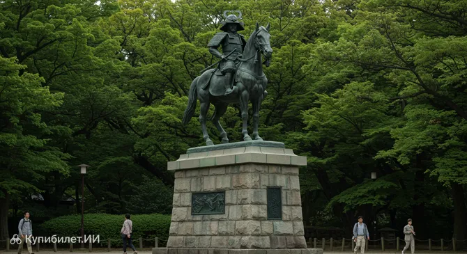 Конная статуя Датэ Масамунэ