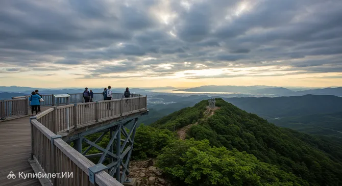 Смотровая площадка на горе Дзайо