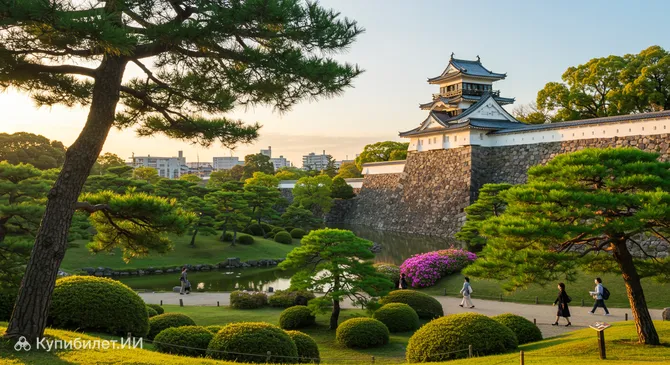 Парк замка Такамацу