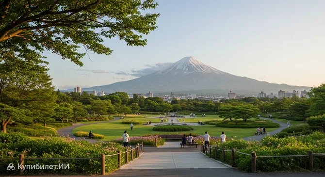 Центральный парк Сухэйро в Такарадзуке