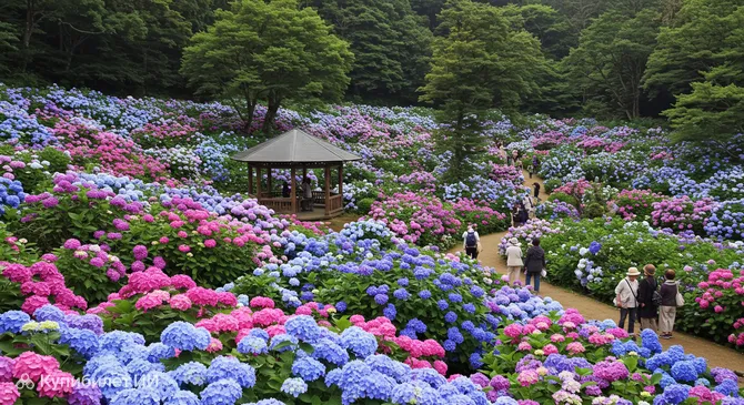 Сад гортензий Юри Тамамидзу