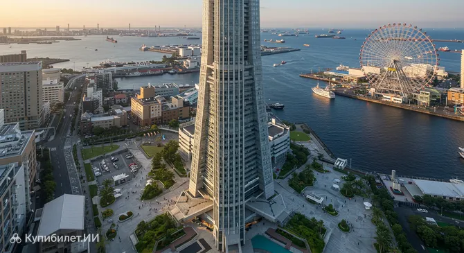 Башня Лендмарк в Йокогаме