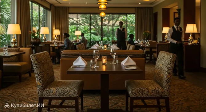 Ресторан при отеле Nairobi Serena