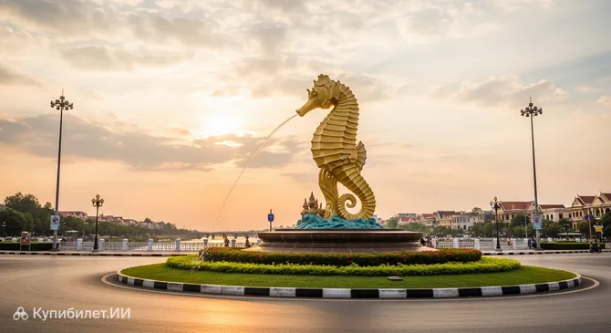 Статуя морского конька