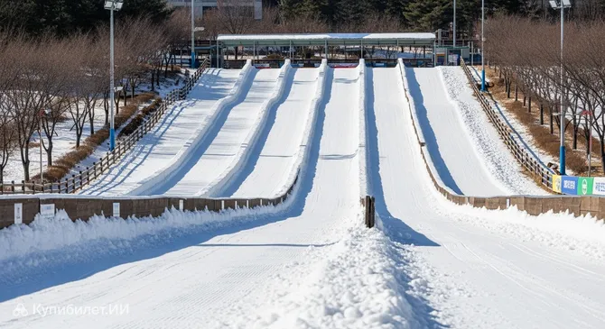 Аньсанский каток для катания на санках