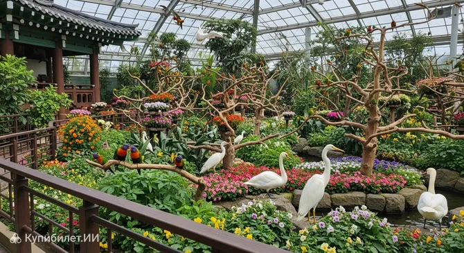 Парк цветов и птиц Хваджовон