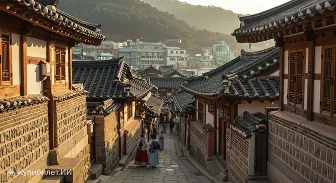 Деревня ханок в Чонджу