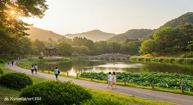 Парк озера Чорё