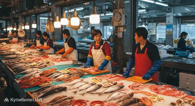 Рыбный рынок Ёсу
