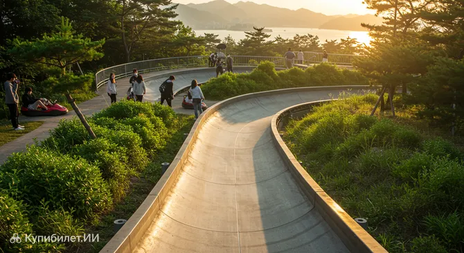 Парк аттракционов Луж в Йосу