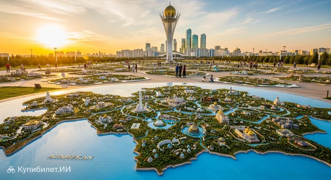 Этно-мемориальная карта Казахстана «Атамекен»