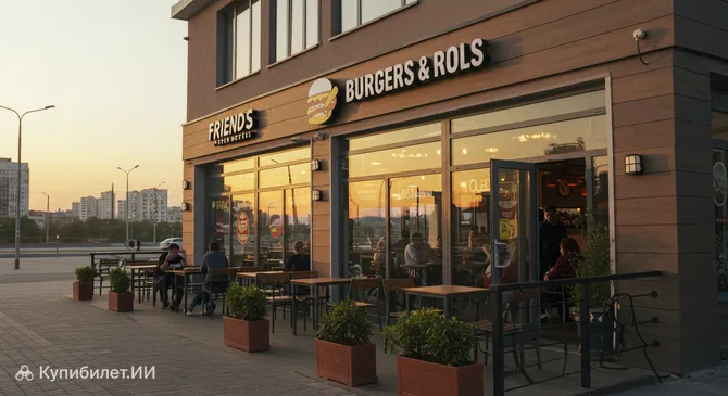 Friends бургеры и роллы