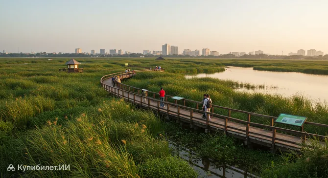 Городской парк водно-болотных угодий Нава́ла
