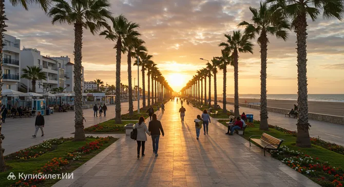 Променад пляжа Агадира