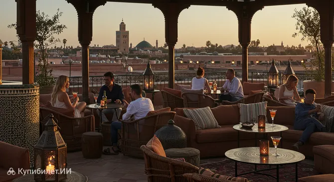 Le Slimana Ресторан и Руфтоп