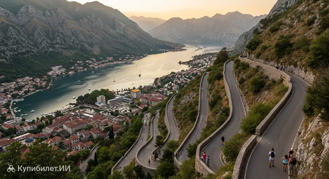 Серпантинная дорога