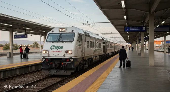 Поезд Чепе Экспресс (станция Чиуауа)