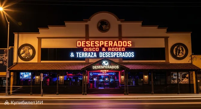 Дискотека и родео Desesperados и терраса Desesperados
