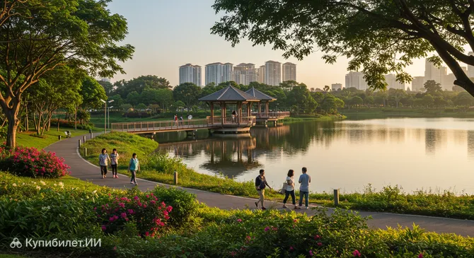 Сады озера Киберджаи