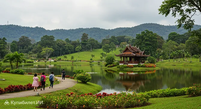 Сады у озера Тайпинг