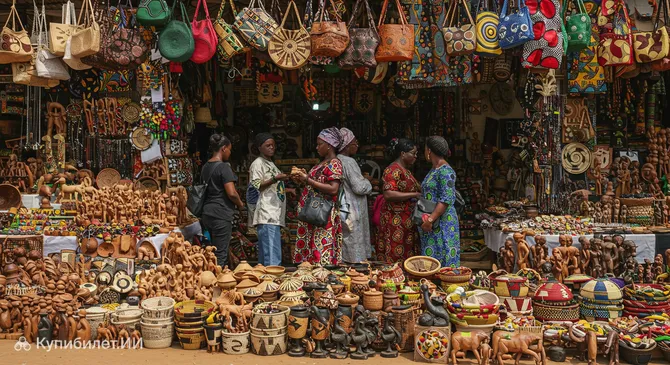 Африканский рынок искусств и ремёсел Джаби