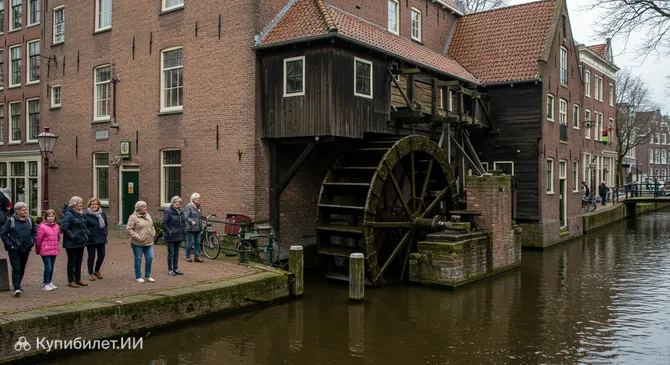 Ветряная мельница Де Гекроонде Поеленбург