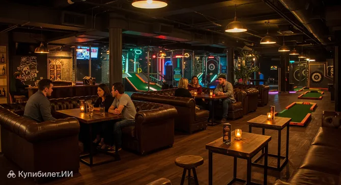 Мини-гольф бар Окленда