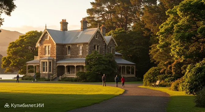 Дом и лес Риккартон