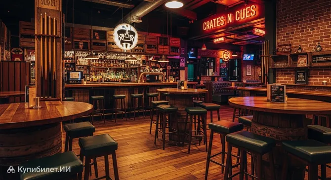 Бар Crates N Cues