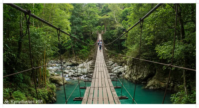 Подвесной мост Забали