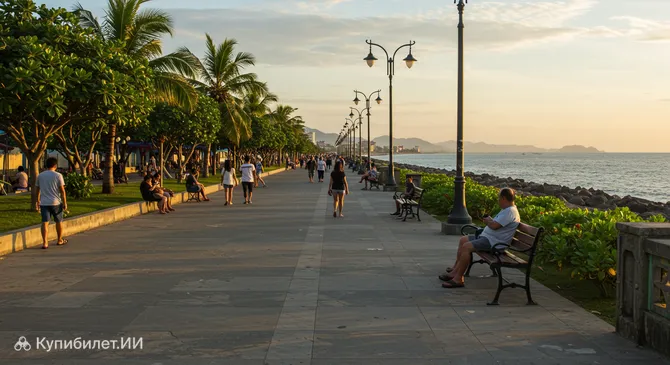 Пешеходная набережная Диполог