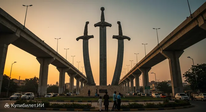 Памятник Три Меча