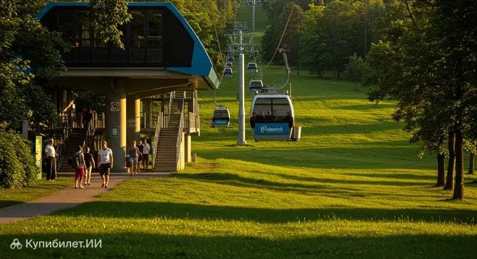 Канатная дорога Элька (Силезский парк)