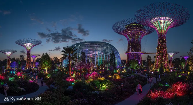 Парк света «Ботаническое путешествие»