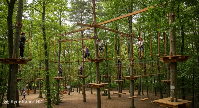 Верёвочный парк Блушч в Свиноуйсьце