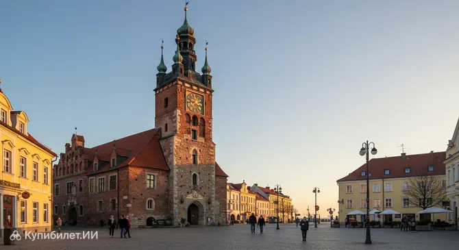 Историческая башня с часами