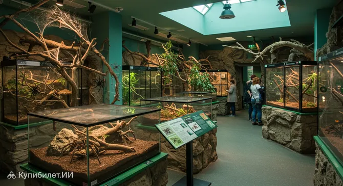 Выставка пауков в Варшаве