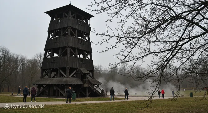 Градуирная башня в Величке